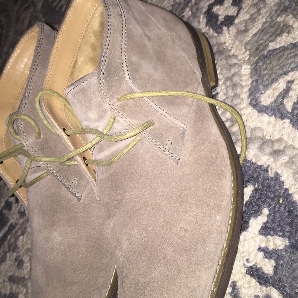 Tan Suede Calvin Klein Chukka Boots Size 9.5 Mens